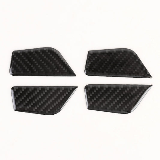 4 in 1 Car Carbon Fiber Inner Door Bowl Decorative Sticker for Buick Regal 2017-2021 by buy2fix