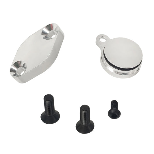 ZK-058 Car LS EGR Delete Intake Exhaust Block Off Plate for Chevrolet Silverado LSX 4.8L 5.3L 6.0L LQ4 by buy2fix