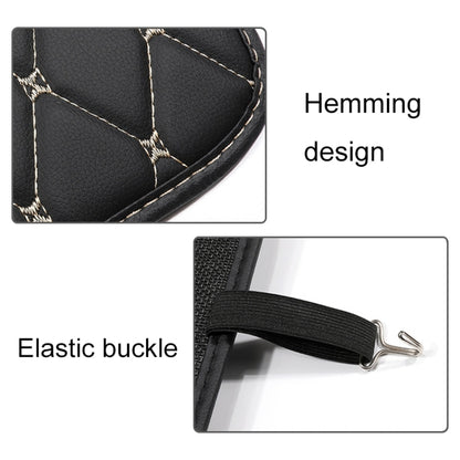 Car Half-inclusive Seat Back Anti-kick Mat Rear Anti-dirty Pad Small Size by buy2fix