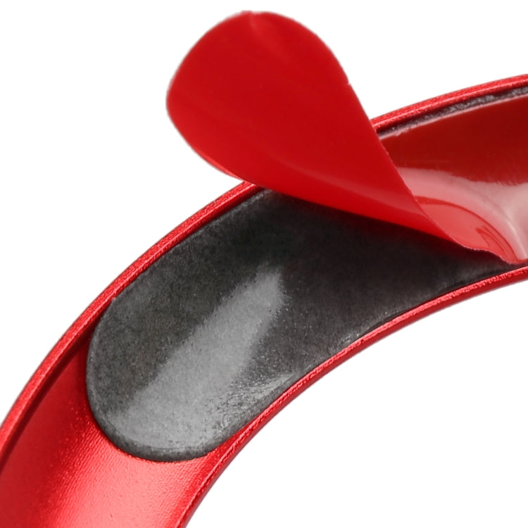 Car Engine Start Key Push Button Ring Trim Sticker Decoration for Nissa Teana / X-TRAIL / Qashqai / Murano / Maxima 2013-2018 (Red) by buy2fix