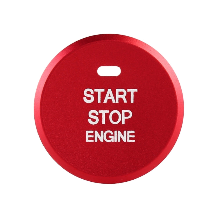 Car Engine Start Key Push Button Inner Ring Trim Sticker Decoration for Mazda Axela CX-30 2020 (Red) by buy2fix