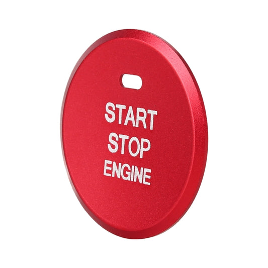 Car Engine Start Key Push Button Inner Ring Trim Sticker Decoration for Mazda Axela CX-30 2020 (Red) by buy2fix