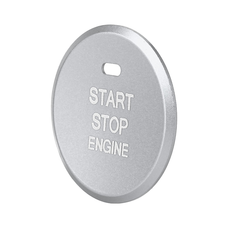 Car Engine Start Key Push Button Inner Ring Trim Sticker Decoration for Mazda Axela CX-30 2020 (Silver) by buy2fix