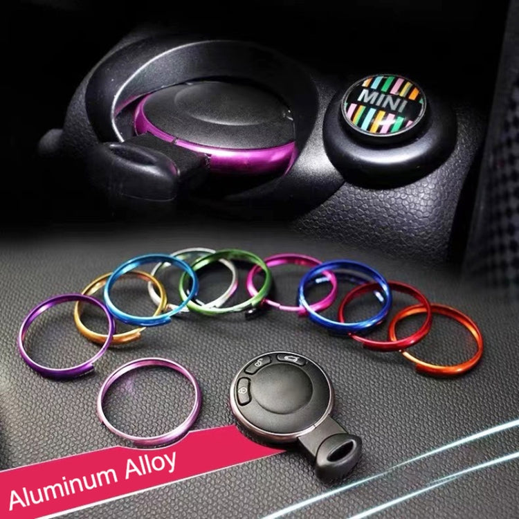 Car Key Hole Decorative Ring for BMW Mini (Black) by buy2fix