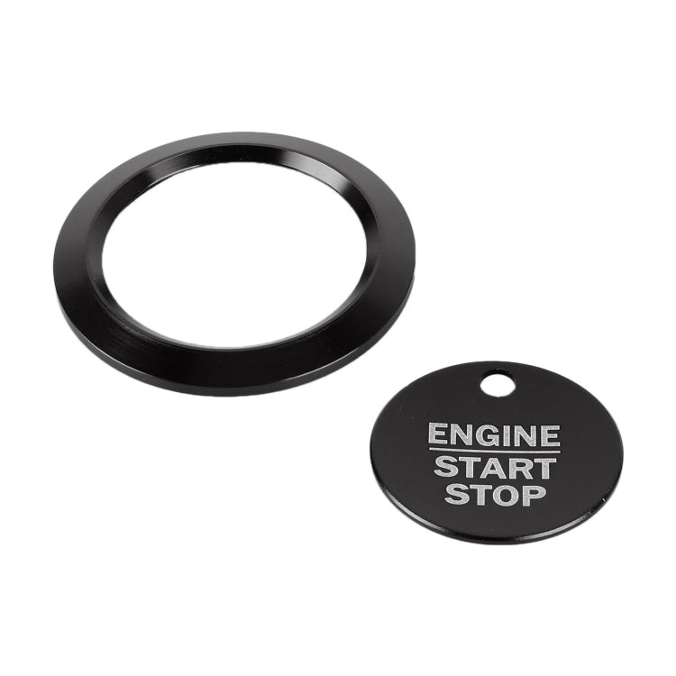 Car Engine Start Key Push Button Ring Trim Sticker Decoration for Ford F150 (Black) by buy2fix