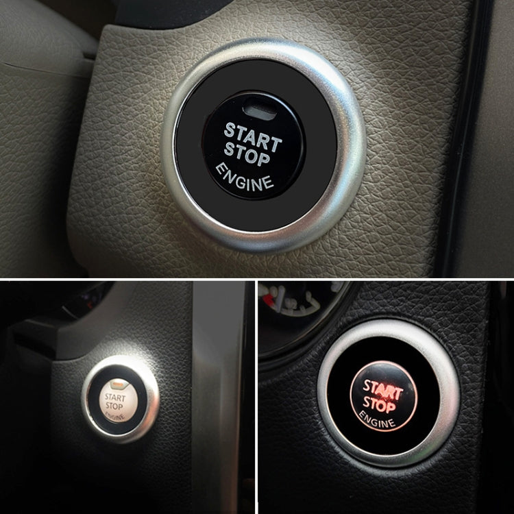 Car Engine Start Key Push Button Ring Trim Sticker Decoration for Infiniti Q50L/QX50/Q70/QX60/Q60 (Blue) by buy2fix