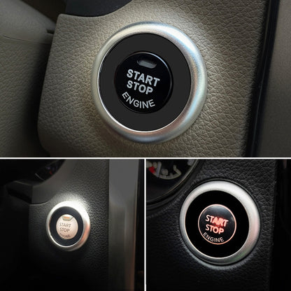 Car Engine Start Key Push Button Ring Trim Sticker Decoration for Infiniti Q50L/QX50/Q70/QX60/Q60 (Blue) by buy2fix