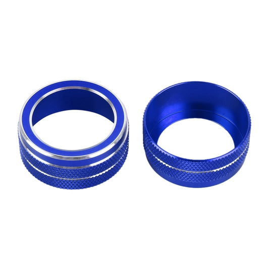 2 PCS Car Metal Air Conditioner Knob Case for Toyota Corolla / Levin / Allion / Yaris 2019-2021 (Blue) by buy2fix
