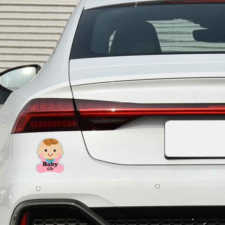 Baby in Car Free Sticker Warning Sticker by buy2fix
