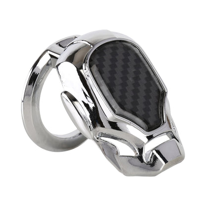 Car Engine Start Key Push Button Protective Cover (Silver) by buy2fix