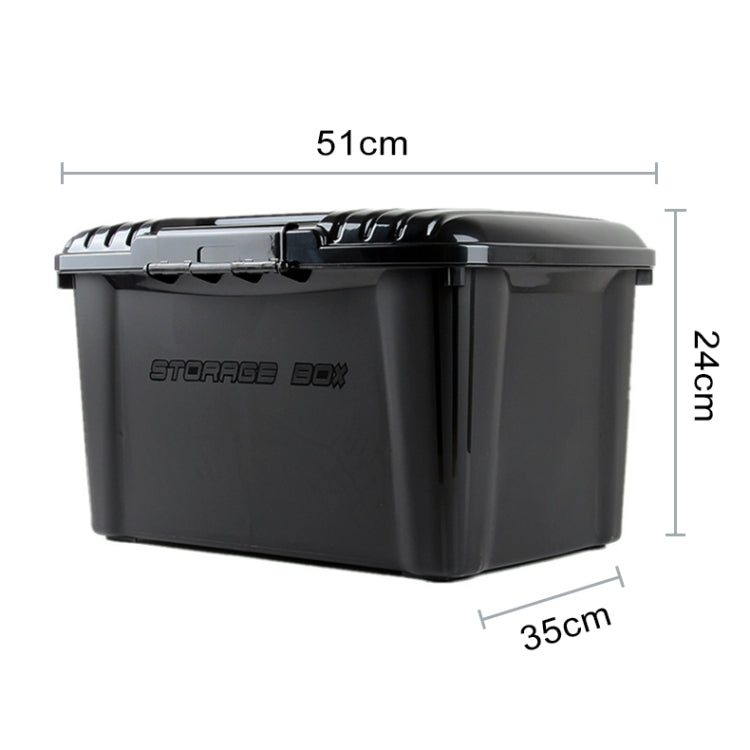 3R-2001 Car / Household Storage Box Sealed Box, Capacity: 30L (Black) - In Car by 3R | Online Shopping UK | buy2fix