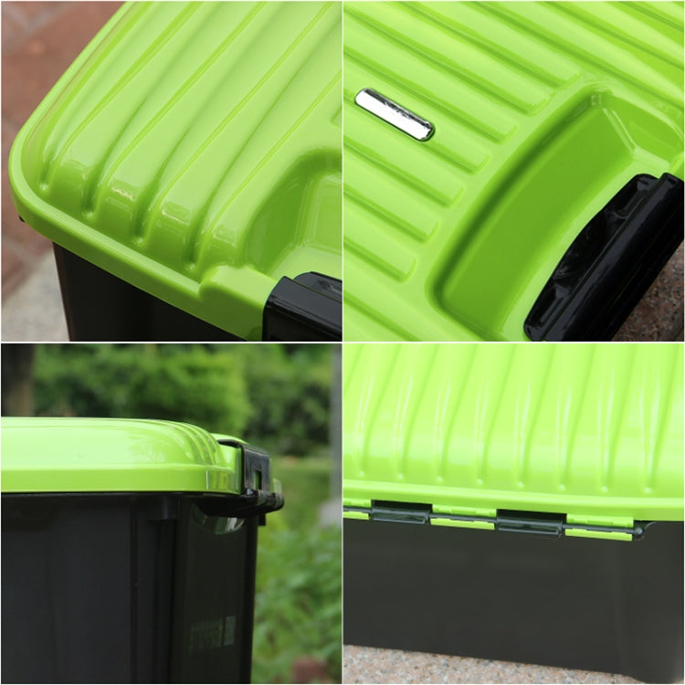 3R-2001 Car / Household Storage Box Sealed Box, Capacity: 40L (Green) - In Car by 3R | Online Shopping UK | buy2fix