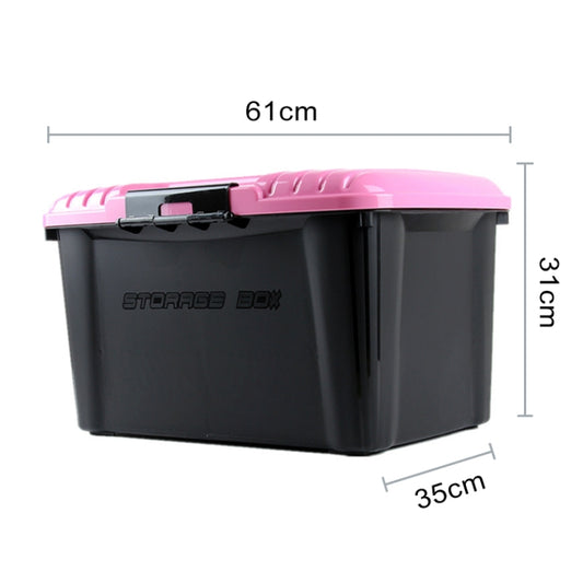 3R-2003 Car / Household Storage Box Sealed Box, Capacity: 50L(Pink) by 3R
