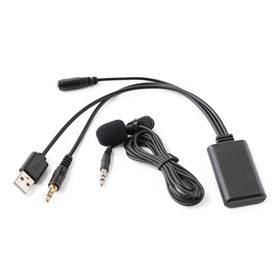 Câble téléphonique Bluetooth AUX Music + MIC pour voiture, longueur du câble: 1,5 m