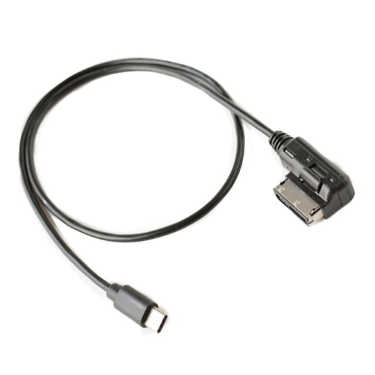 Auto AMI USB-C / Typ-C Schnittstellen-Ladekabel für Mercedes-Benz C63 E200L GLK