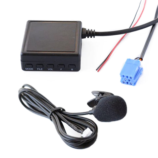 Car AUX Bluetooth Wireless Audio Cable Wiring Harness with MIC for Mercedes-Benz Smart 450 by buy2fix