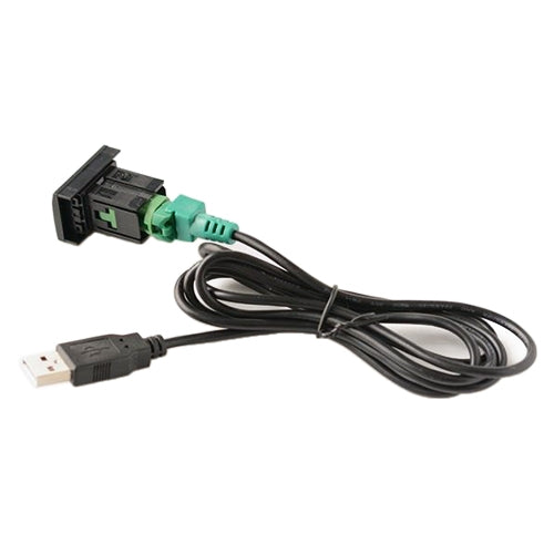 Car Center Console CD Reserved Position Modified 3.3 x 2.3cm USB Interface Conversion Cable  for Volkswagen / Audi / Skoda, Cable Length: 1m - In Car by buy2fix | Online Shopping UK | buy2fix