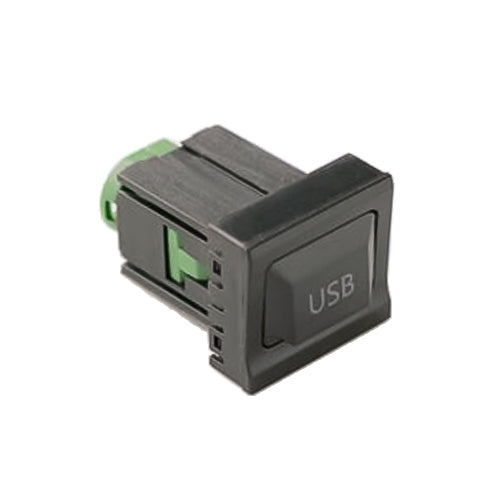 Car Center Console CD Reserved Position Modified USB Port 2.6x2.3cm for Volkswagen / Audi / Skoda by buy2fix