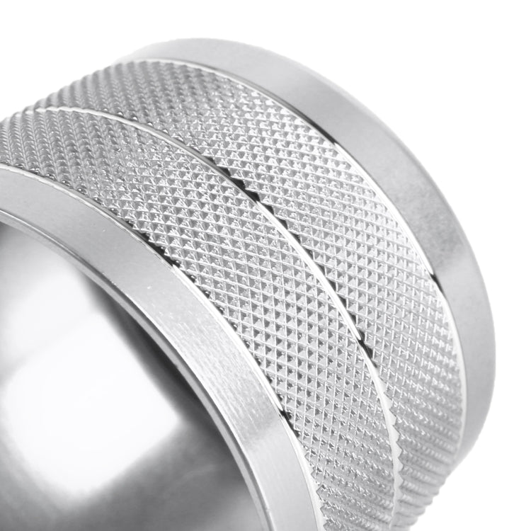 3 PCS / Set Air Conditioning Knob Metal Decorative Ring for BMW X3 / X4 / 5 Series / 7 Series / 6 Series GT (Silver) by buy2fix
