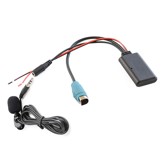 Car AUX Bluetooth Wireless Music Audio Cable + MIC for Alpine Kce-237b 123E 101E 102E 105E 117J 305S by buy2fix