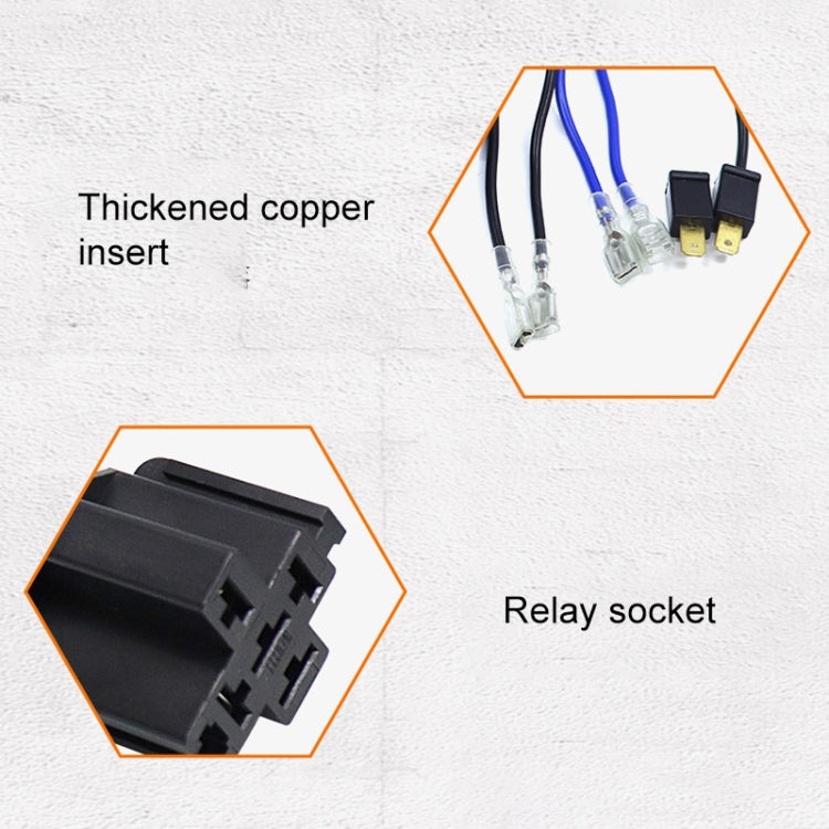 12V Car Horn Wiring Harness Relay Cable - In Car by buy2fix | Online Shopping UK | buy2fix