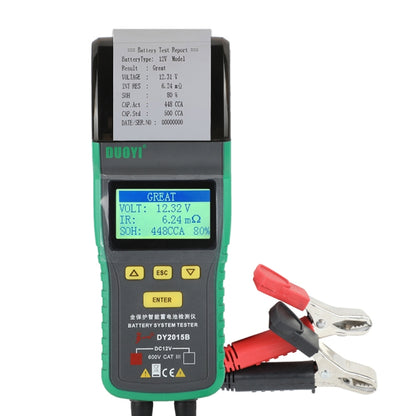 DUOYI DY2015B Car 12V Battery Tester - In Car by buy2fix | Online Shopping UK | buy2fix