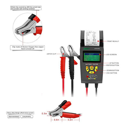 DUOYI DY3015C Car 24V Battery Tester - In Car by buy2fix | Online Shopping UK | buy2fix