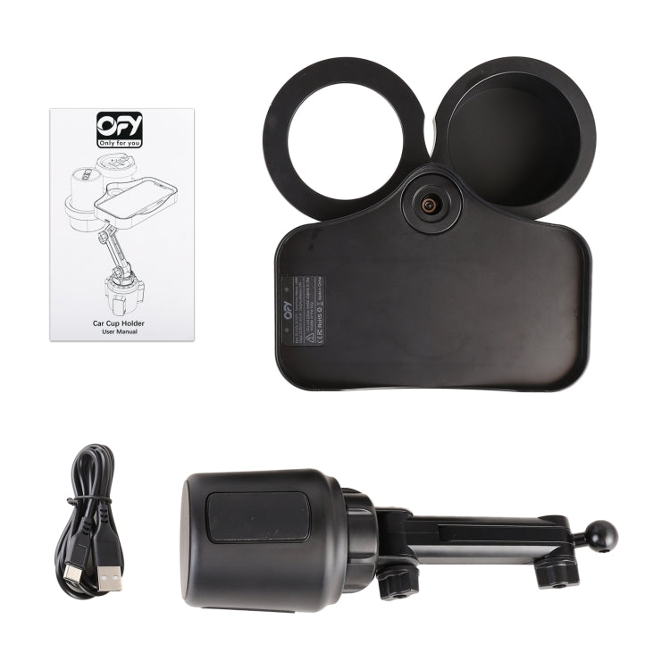 Car Multi-function Water Cup Holder with Wireless Charging Function by buy2fix