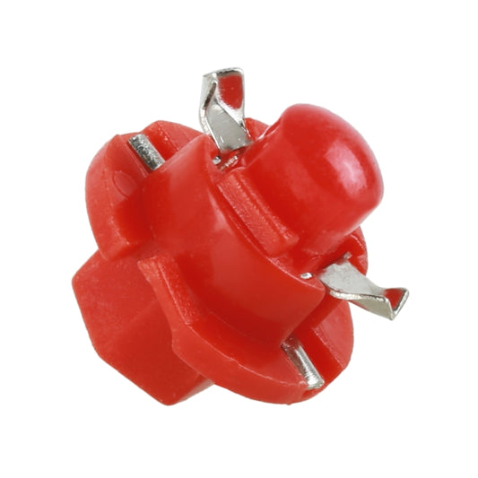 10 PCS B8.4 0.2W DC12V Wedge Instrument Panel COB LED Light Dashboard Gauge Cluster Indicator Lamp Bulb (Red Light) by buy2fix