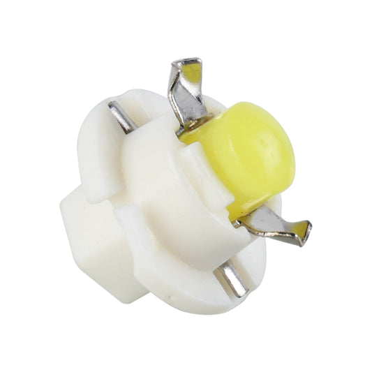 10 PCS B8.4 0.2W DC12V Wedge Instrument Panel COB LED Light Dashboard Gauge Cluster Indicator Lamp Bulb (White Light) by buy2fix