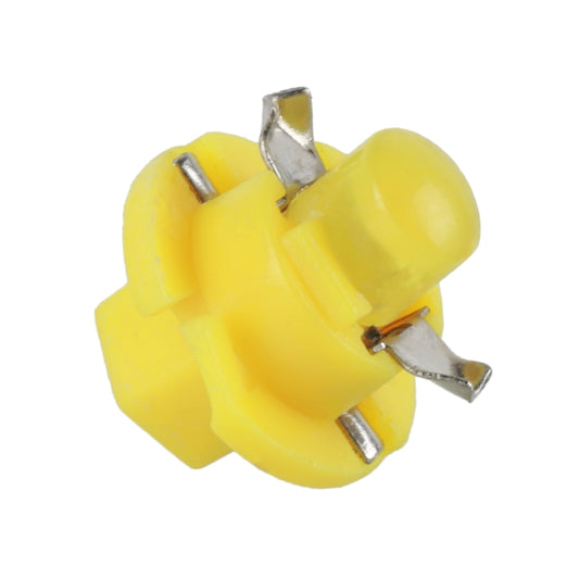 10 PCS B8.4 0.2W DC12V Wedge Instrument Panel COB LED Light Dashboard Gauge Cluster Indicator Lamp Bulb (Yellow Light) by buy2fix