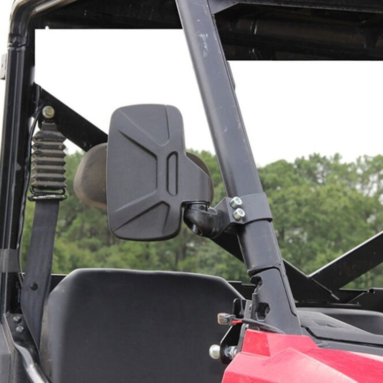 Sandy Beach Car Shaped Tube Holder Rearview Mirror for UTV/ATV by buy2fix