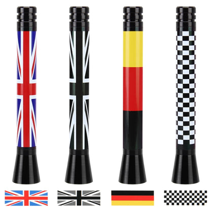 Short Universal Flag of Germany Pattern Car Antenna Aerial 7.5cm -  by buy2fix | Online Shopping UK | buy2fix