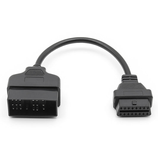 22Pin to 16Pin Car OBD2 Conversion Cable OBDII Diagnostic Adapter Cable for Toyota by buy2fix