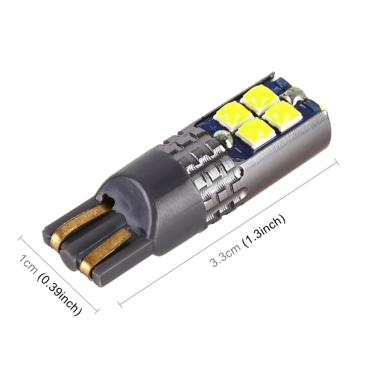 4 PCS T10 DC12V / 2W Car Clearance Light 10LEDs SMD-3030 Lamp Beads (White Light) by buy2fix