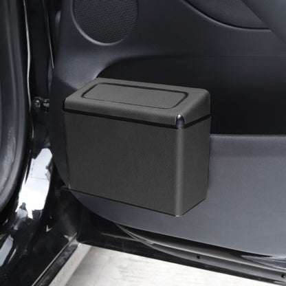 Car Plastic Trash Can Large Capacity Interior Accessories Box (Black) - In Car by buy2fix | Online Shopping UK | buy2fix