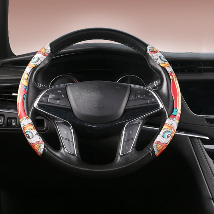 Car Universal China-Chic Relief Steering Wheel Cover (Lucky Strike) - In Car by buy2fix | Online Shopping UK | buy2fix