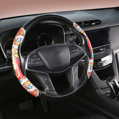 Car Universal China-Chic Relief Steering Wheel Cover (Lucky Strike) - In Car by buy2fix | Online Shopping UK | buy2fix