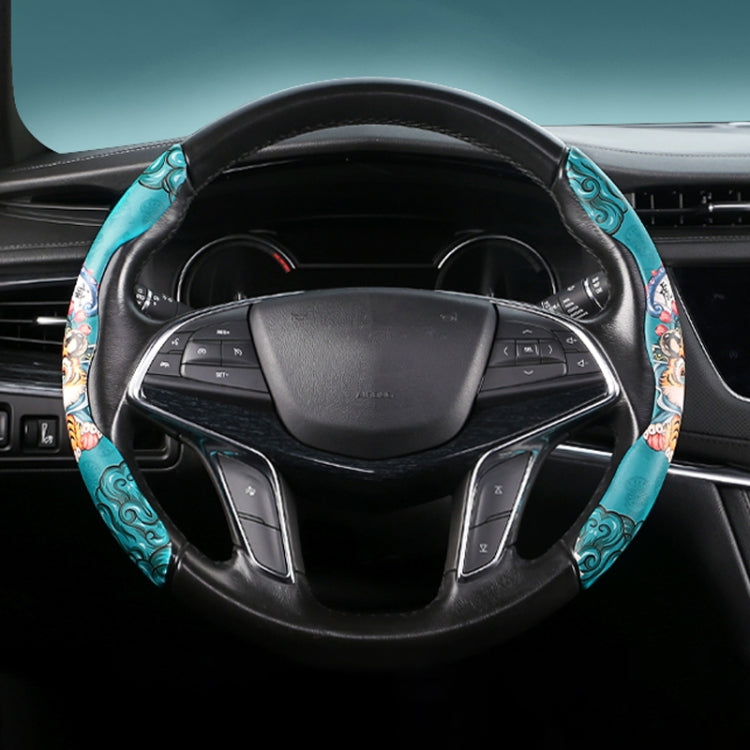 Car Universal China-Chic Relief Steering Wheel Cover (Tiger) - In Car by buy2fix | Online Shopping UK | buy2fix