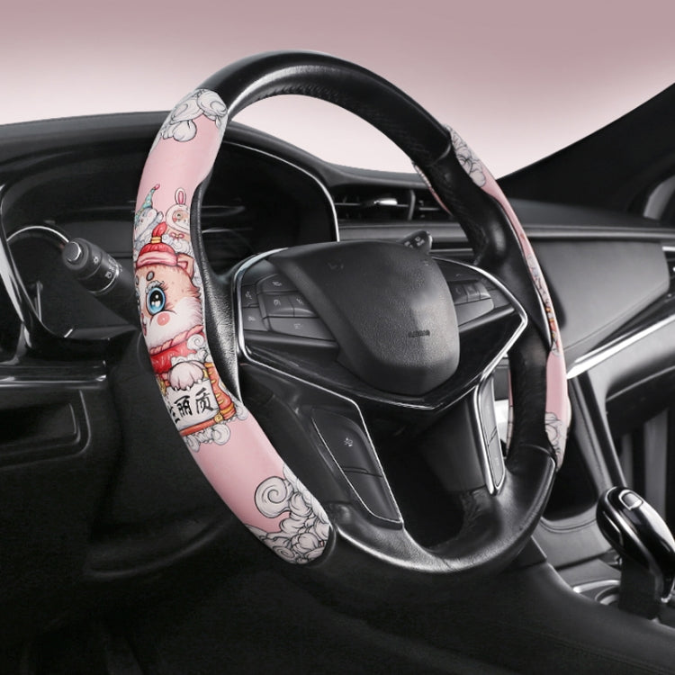 Car Universal China-Chic Relief Steering Wheel Cover (A Born Beauty) - In Car by buy2fix | Online Shopping UK | buy2fix