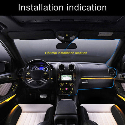 F22 3.16 inch 1080P HD Night Vision WiFi Connected Driving Recorder with In-car View Camera by buy2fix