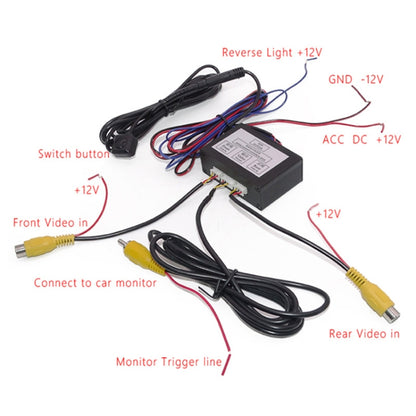 Car Right Blind Spot Camera Reversing Image Switching Front and Rear View Two-way Control Box - In Car by buy2fix | Online Shopping UK | buy2fix