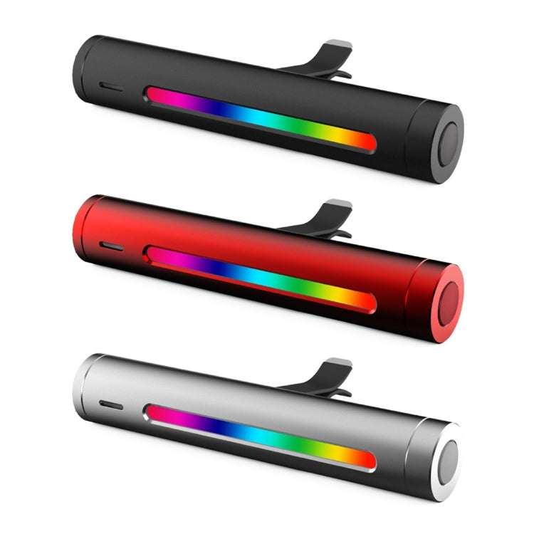 Car RGB Sound Control Pickup 3D Colorful Music USB LED Atmosphere Light (Silver) - In Car by buy2fix | Online Shopping UK | buy2fix