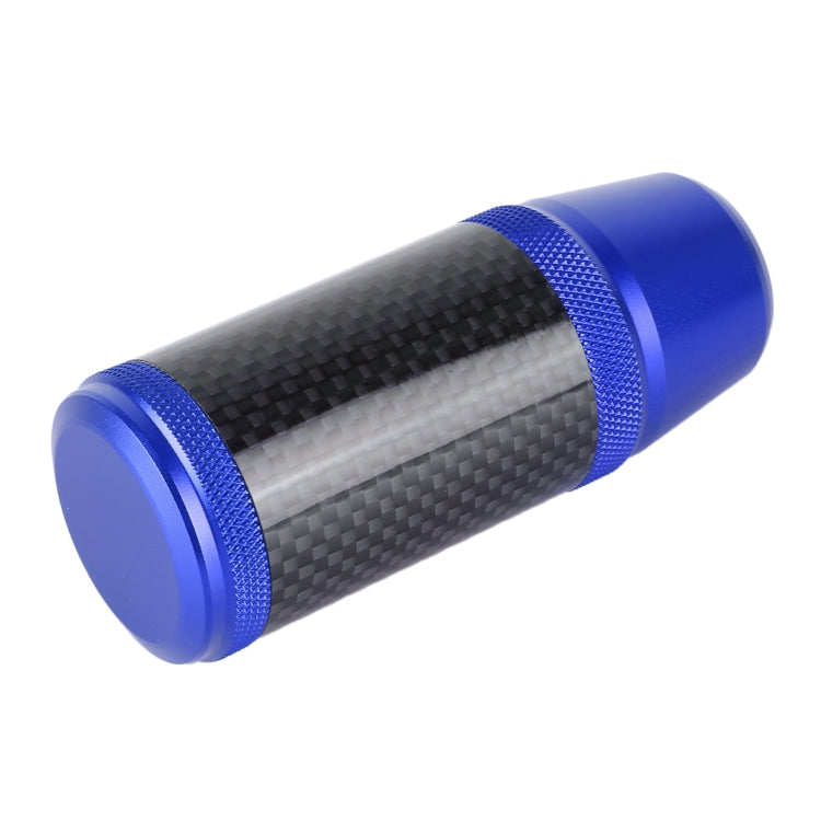 Universal Car Carbon Fiber Metal Gear Shift Knob (Blue) - In Car by buy2fix | Online Shopping UK | buy2fix