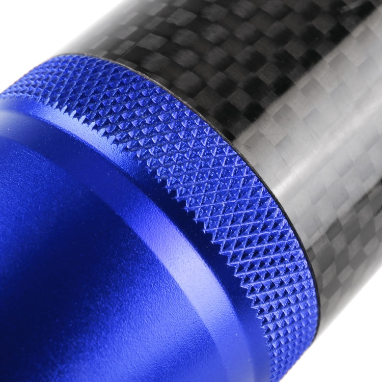 Universal Car Carbon Fiber Metal Gear Shift Knob (Blue) - In Car by buy2fix | Online Shopping UK | buy2fix