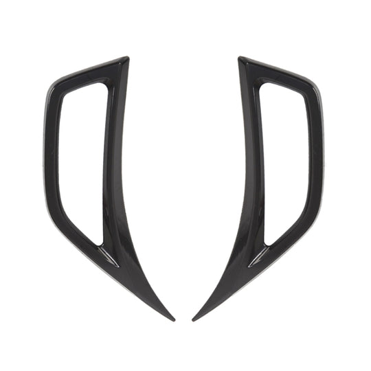 Panneau décoratif de sortie d'air latérale de garde-boue de voiture pour Jeep Wrangler JL 2018 – 2020 (noir)