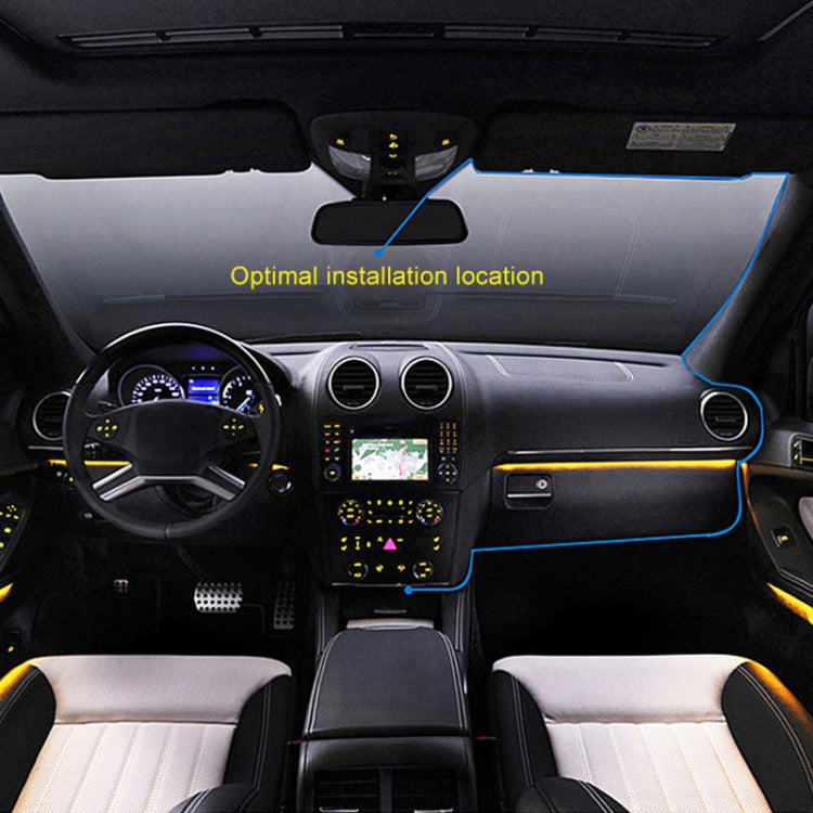 D910 4 inch 1080P HD Night Vision Single Record Driving Recorder by buy2fix