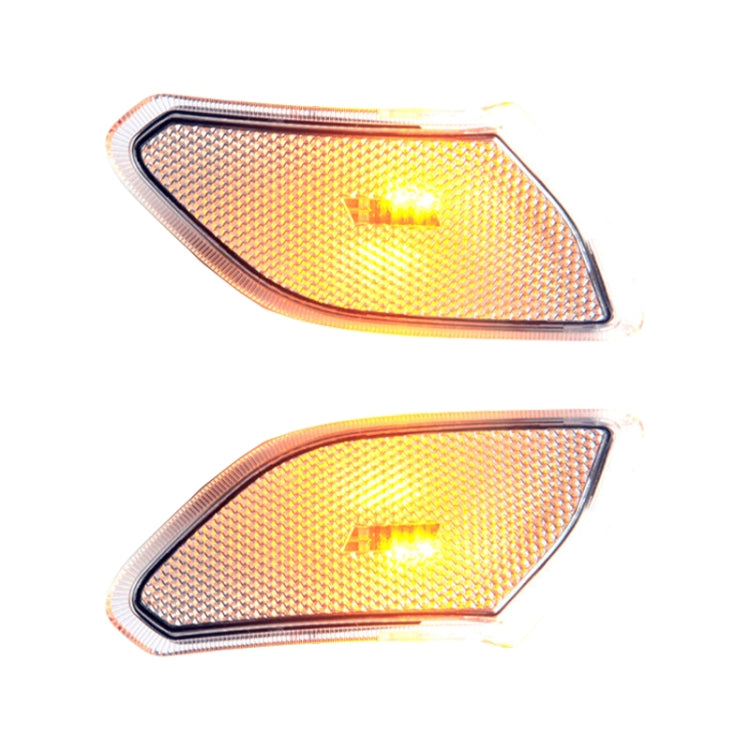 Car Transparent Wheel Eyebrow Side Light Turn Signal Leaf Plate Lamp for Jeep Wrangler JL 2018- by buy2fix
