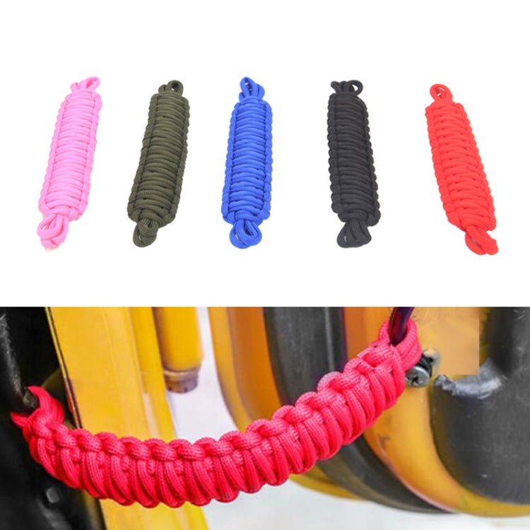 Car Door Limit Braided Rope Strap for Jeep Wrangler (Red) - In Car by buy2fix | Online Shopping UK | buy2fix