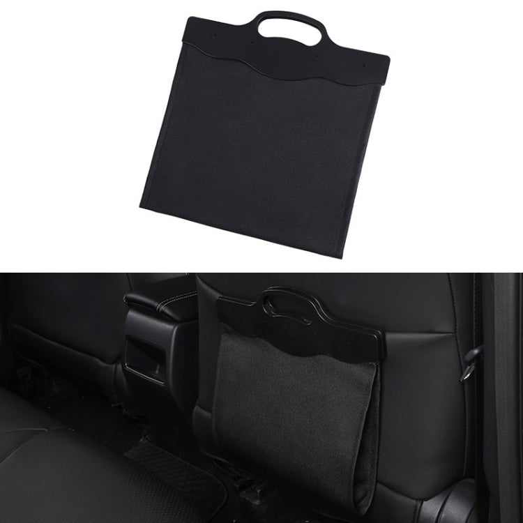 Car Multi-functional Hanging Front Trash Can with LED Light, 32 x 28cm (Black) - In Car by buy2fix | Online Shopping UK | buy2fix